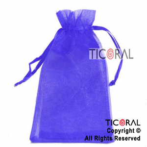 BOLSA AZUL ORGANZA 24X19.5CM HS2629-13 x 1